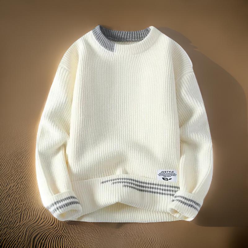 Olivier | Classic Round Neck Knitted Sweater