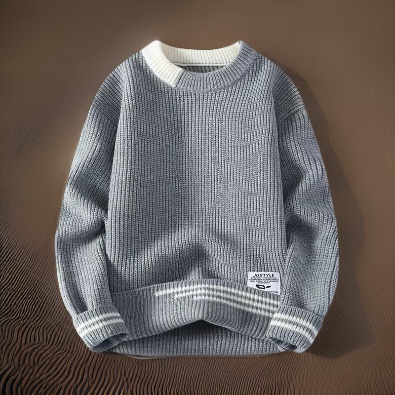 Olivier | Classic Round Neck Knitted Sweater